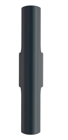 Pomo Riva 2 1/2" Negro Mate - Estilo Moderno