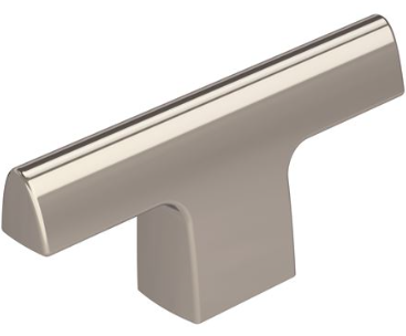 Pomo Riva Cromo Pulido 2 1/2" para Muebles Elegantes