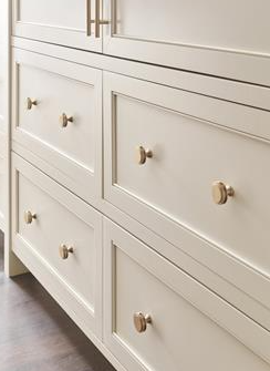 Pomo Oberon 1 3/4 Dorado Champagne - Elegante y Moderno