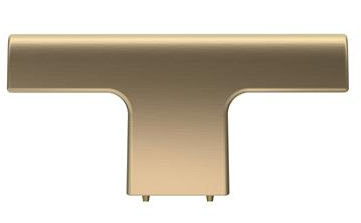 Pomo Riva 2 1/2" Golden Champagne - Elegante y Duradero