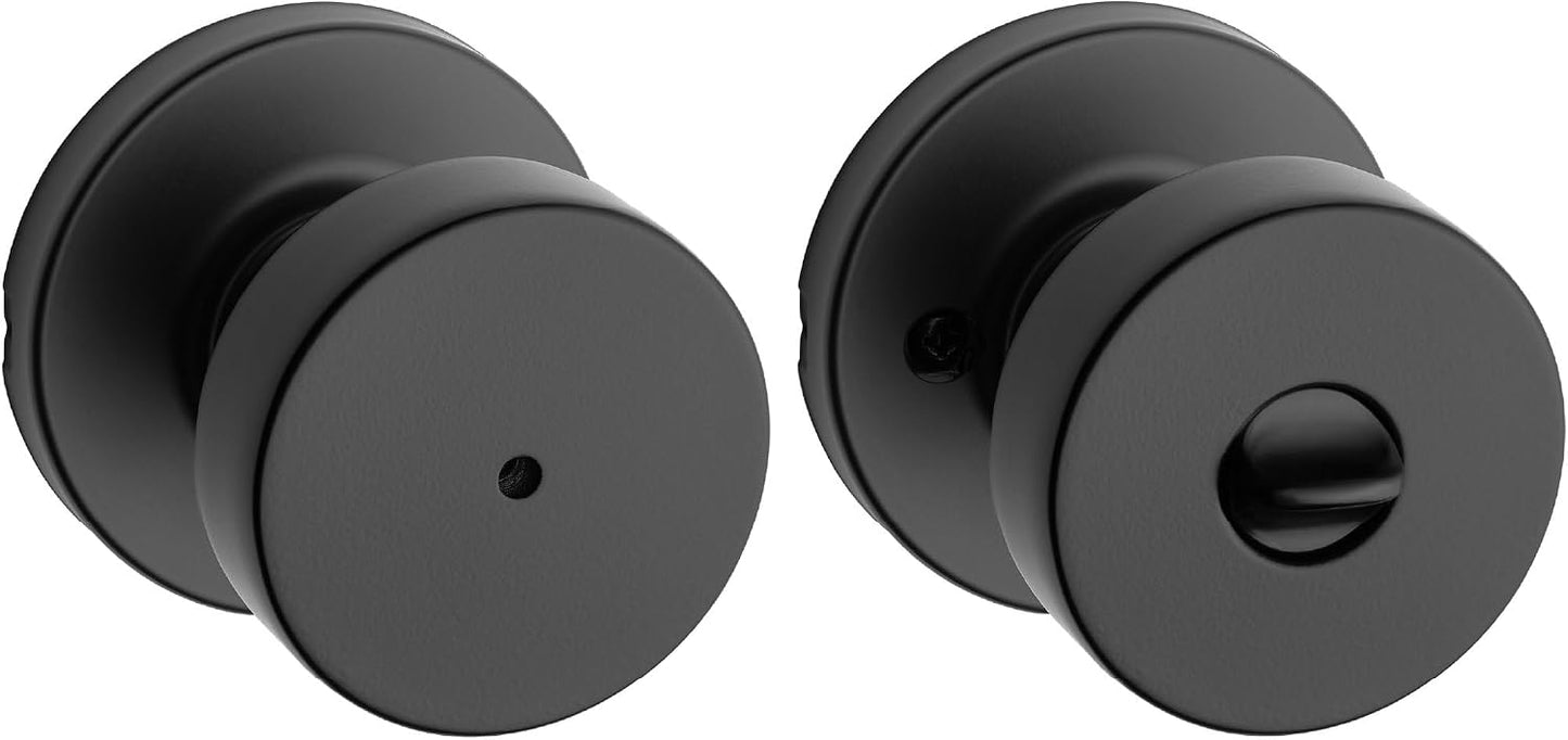 Cerradura de Baño Pismo Mate Negra - Seguridad y Estilo
