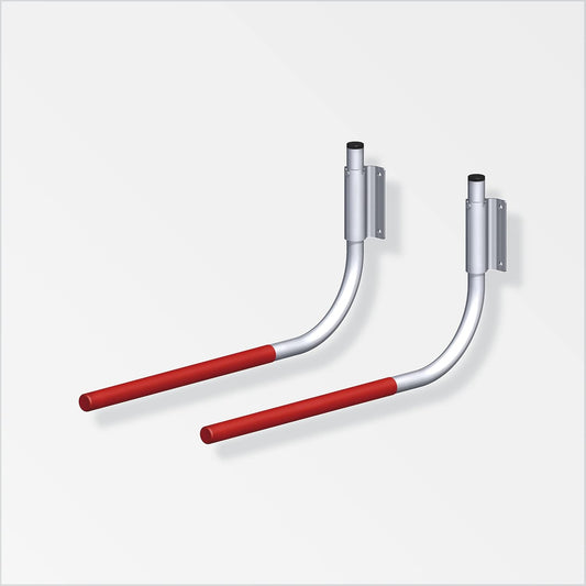 Soporte Plegable para Dos Bicicletas - Aluminio Inoxidable