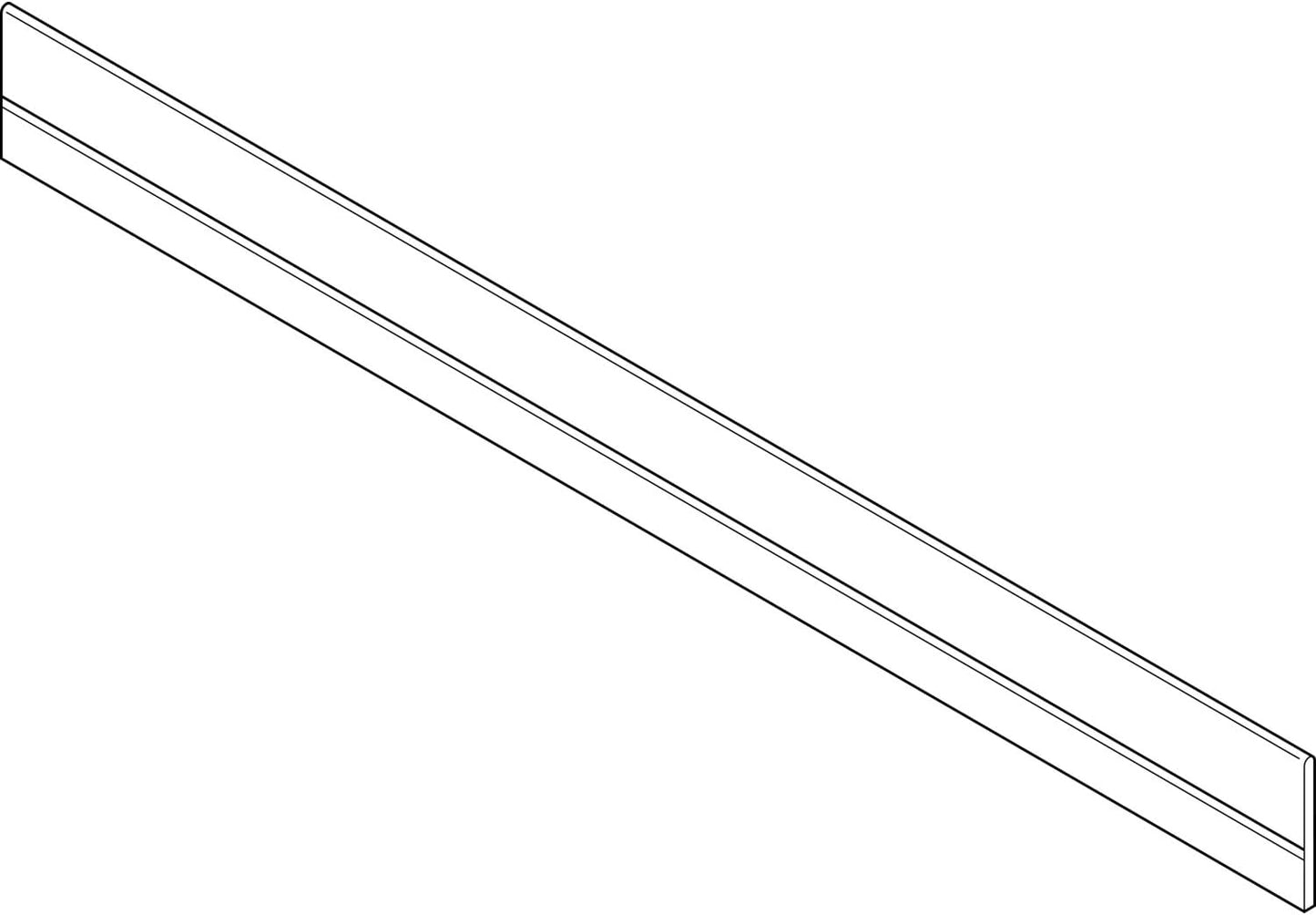 Perfil Separador Transversal Z40L1077A - Aluminio Negro Tierra