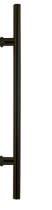 Jaladera Negra HLD-633 - 38x825x1000mm - Estilo Sencillo