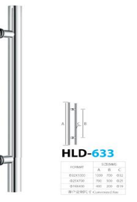 Jaladera de Puerta Inoxidable Elegante HLD-633