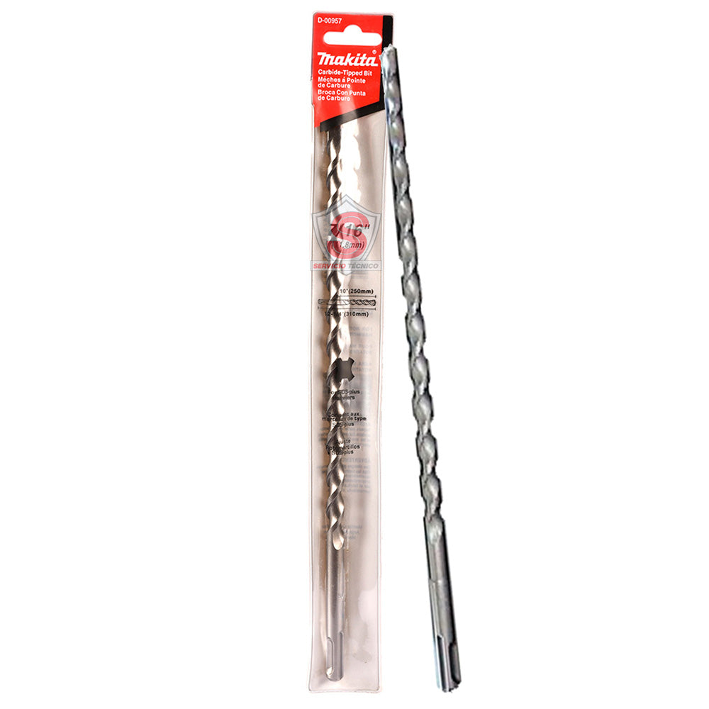 Broca SDS Plus 7/16" para Concreto - Alta Durabilidad