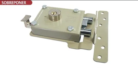 Doble Cerrojo Cilíndrico Seguro para Puertas Abatibles