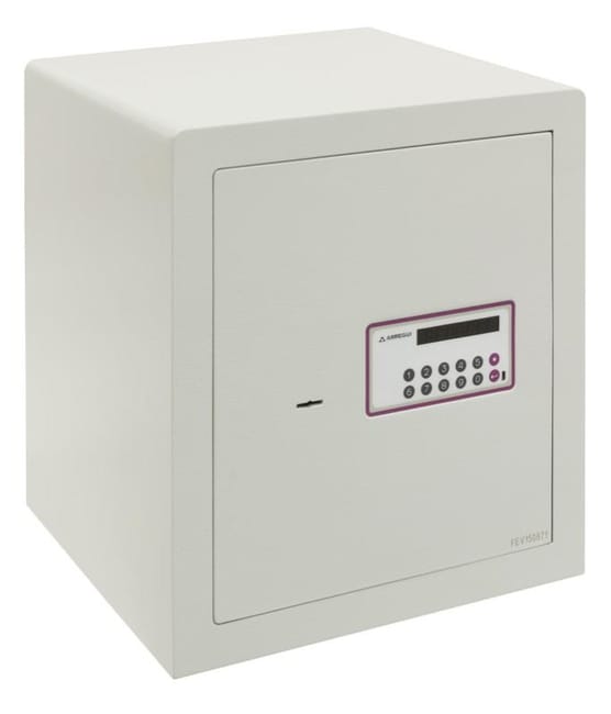 CAJA FUERTE FORMA EV SOB ELECTR LLAVE ARREG