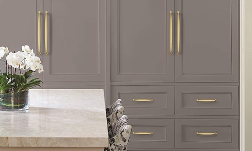 Manija de Puerta Kane 18" Dorada, Estilo Campestre