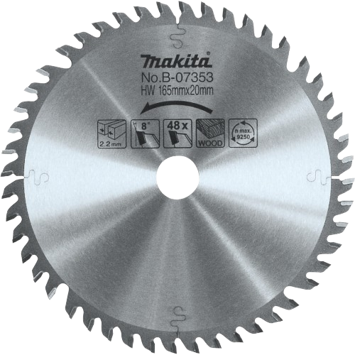 Disco Sierra 6-1/2 pulgadas para Madera MDF - Corte Preciso