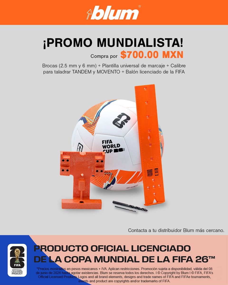 Kit Promoción Mundialista Blum - Herrajes Premium