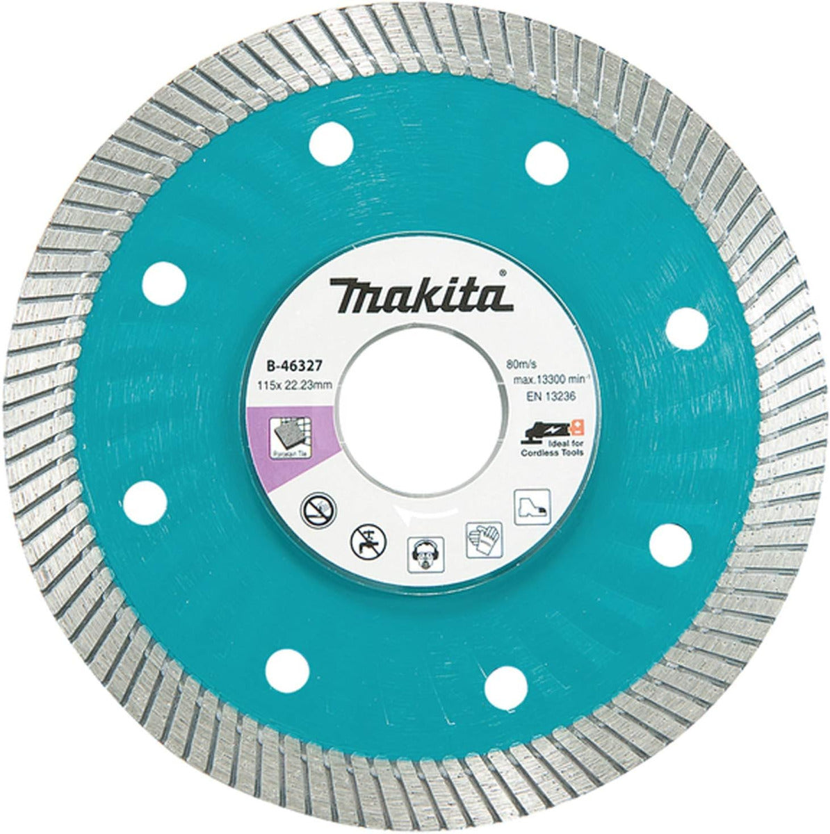 Disco Diamantado 4-1/2" para Corte Húmedo/Seco