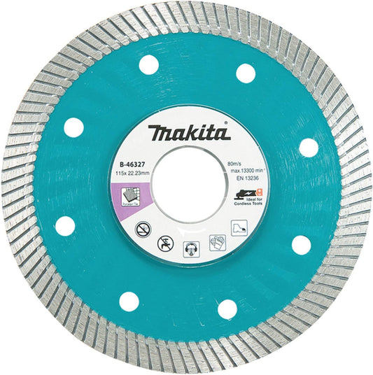 Disco Diamantado 4-1/2" para Corte Húmedo/Seco