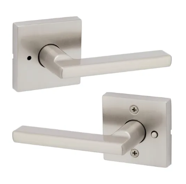 Manija Halifax Kwikset Baño - Seguridad y Estilo en Níquel Satinado