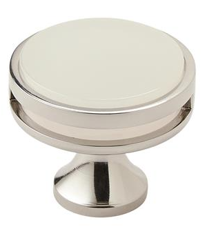Pomo Oberon 1 3/8" - Elegante y Duradero - Niquelado