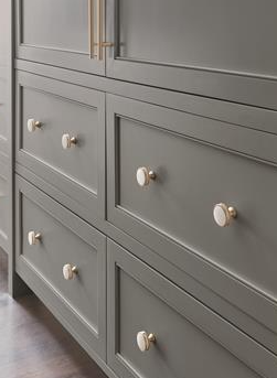 Pomo Oberon 1 3/4 Gold Champagne, Elegancia Duradera