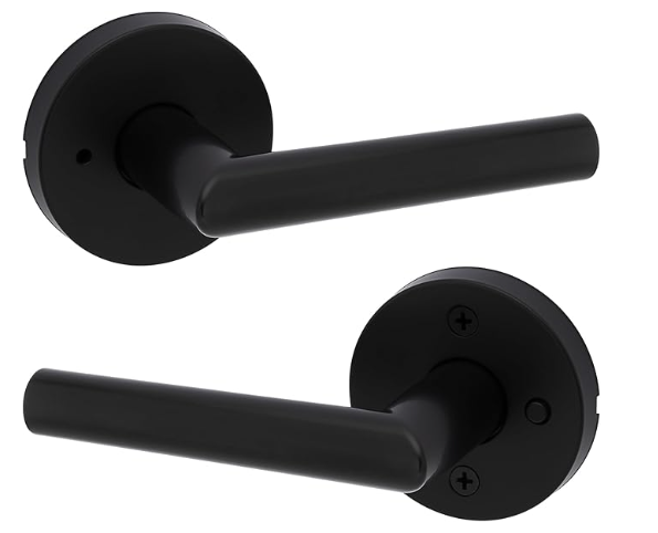 Cerraduras Kwikset Milan Baño Negro: Seguridad y Estilo