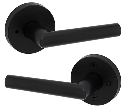 Cerraduras Kwikset Milan Baño Negro: Seguridad y Estilo