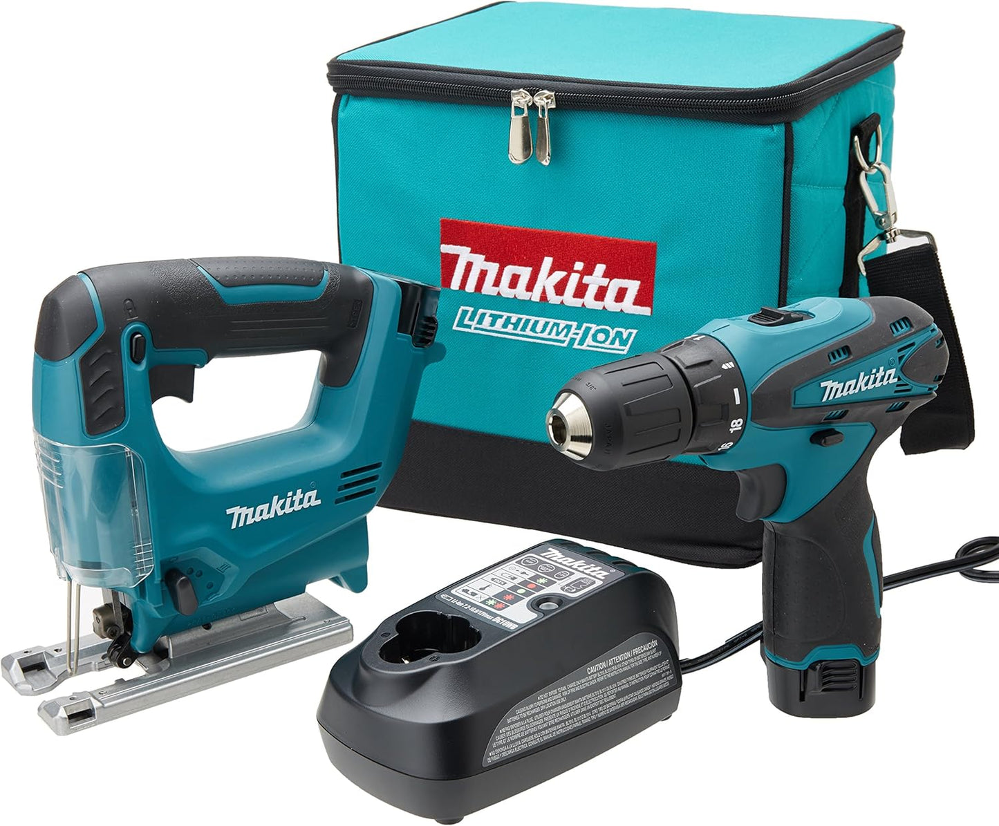 Kit Atornillador y Caladora Inalambricas LCT222X