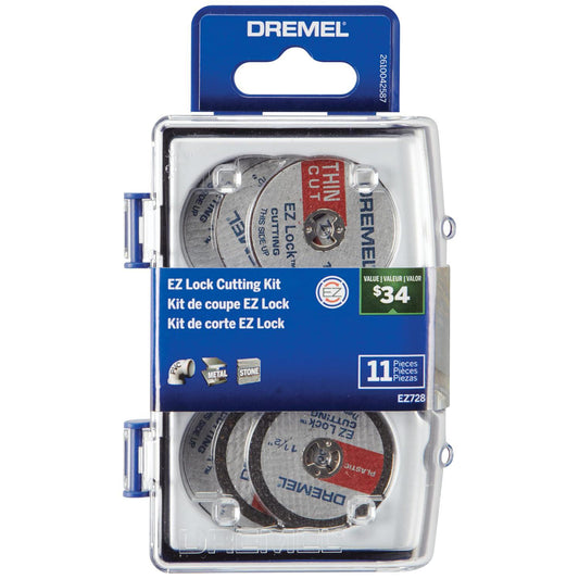 Kit de Corte EZ Lock para Dremel - 11 Piezas | Corte Preciso