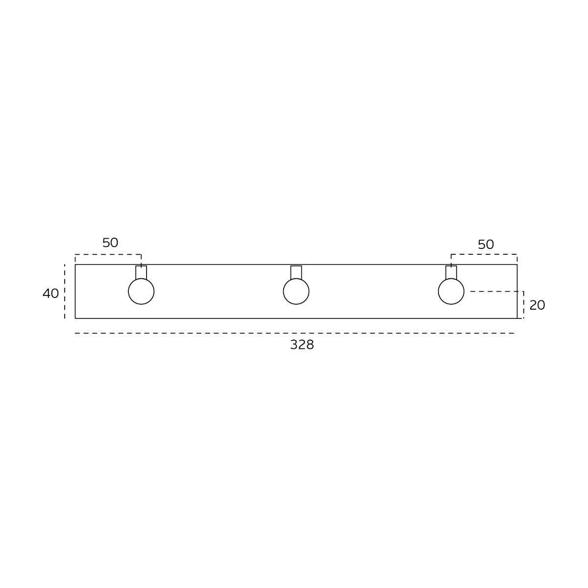 Percha Triple Acero Inoxidable - Organiza con Estilo
