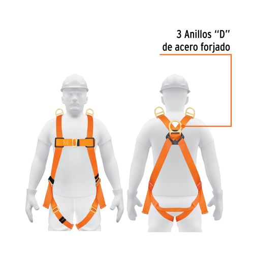 Anillos Tipo D 2300 Kg - Poliéster 100% y Acero Forjado