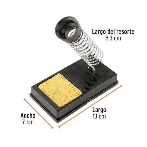 Soporte para Cautín con Limpiador BASE-CAU | Herramienta Esencial