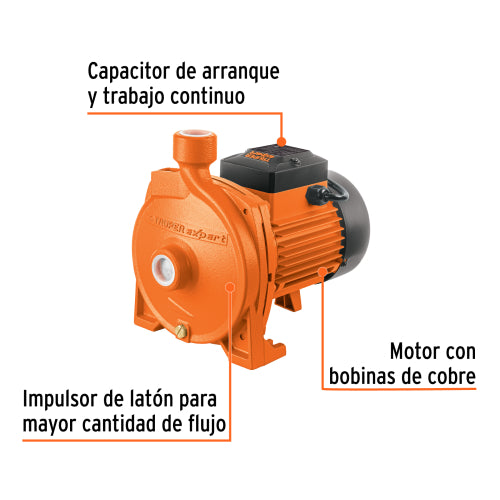 Bomba Centrífuga 3/4HP BOAC-3/4: Alto Flujo y Profundidad
