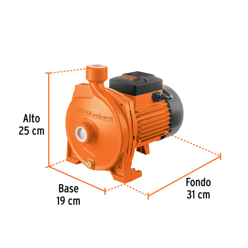 Bomba Centrífuga 3/4HP BOAC-3/4: Alto Flujo y Profundidad