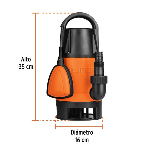 Bomba Sumergible 1.5HP - Ideal para Aguas Sucias