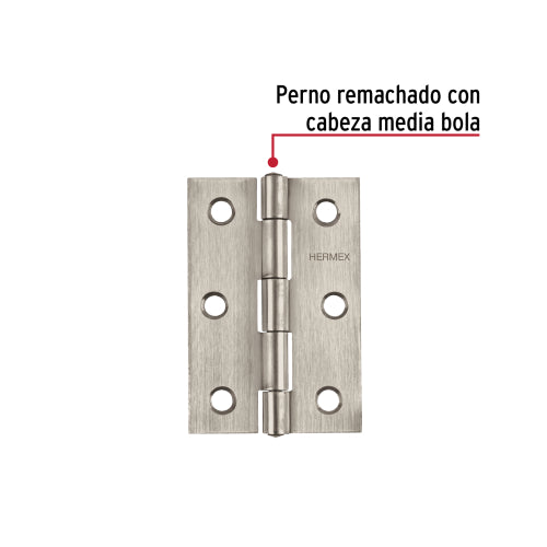 Bisagra 3 de Acero Inoxidable - Duradera y Funcional