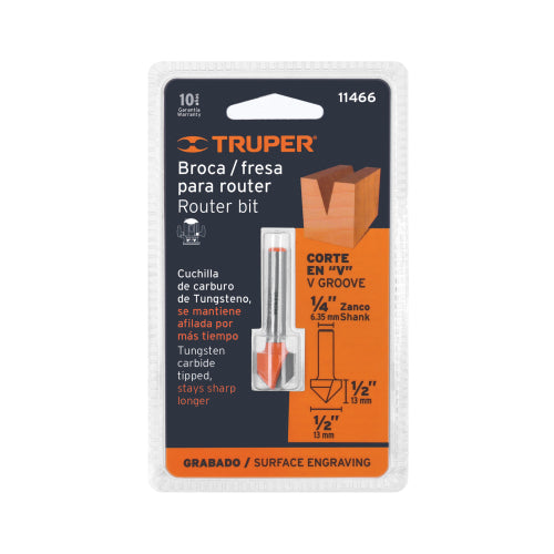 Broca Corte en 'V' de Carburo Tungsteno | Precisión Total