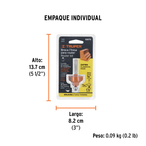 Broca Zafiro con Balero: Precisión Industrial