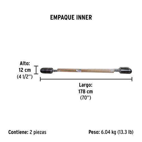 Cavador Jardinero CA-34: Acero Templado y Madera Duradera