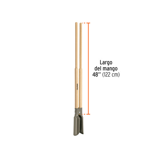 Cavador Atlas CA-36: Acero Templado y Mangos de Madera 45”