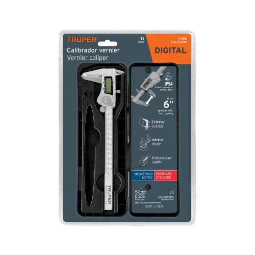 Calibrador Digital CALDI-6MP - Precisión Milimétrica y Pulgadas