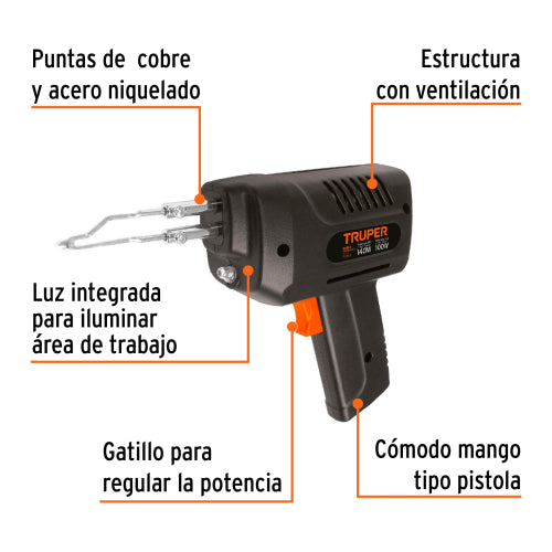 Cautín Tipo Pistola CAU-140 | Precisión y Durabilidad