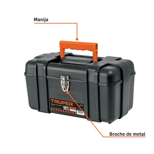 Caja de Herramientas CHP-17X - Polipropileno Durable
