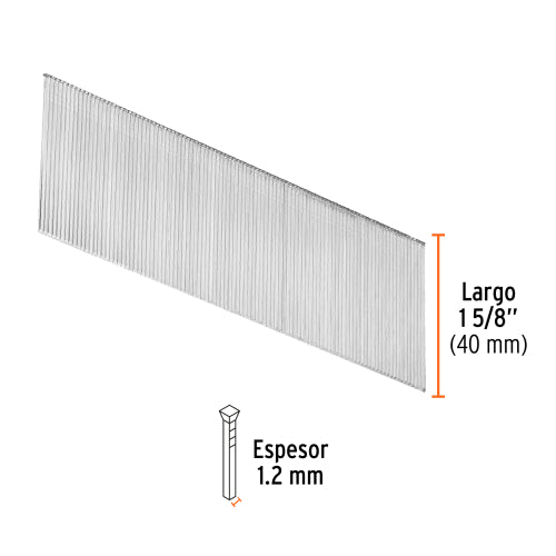 Clavos Calibre 18 - 1 5/8" | Caja de 5000