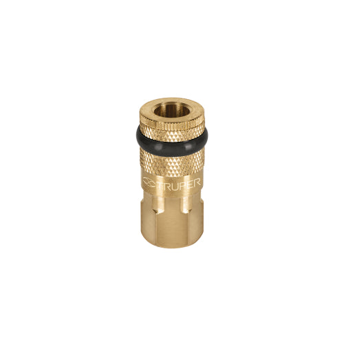Cople Rápido Hembra 1/4" NPT - Latón Duradero y Fiabilidad