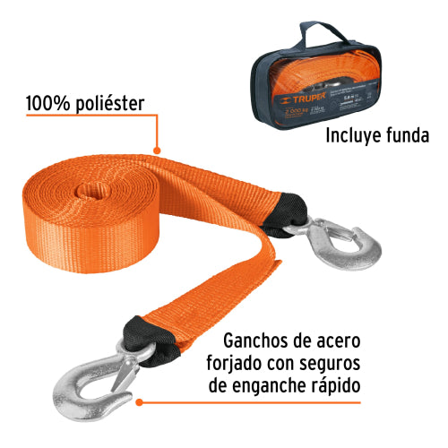 Correa con Ganchos para Remolque CREM-2C58C