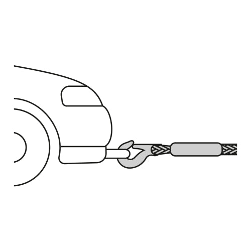 Cuerda con Gancho para Remolque CREM-5/8X35