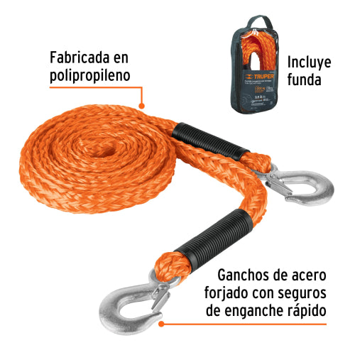 Cuerda con Gancho para Remolque CREM-5/8X35