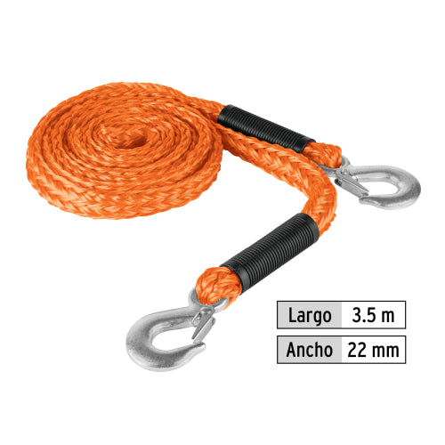 Cuerda con Gancho para Remolque CREM-5/8X35