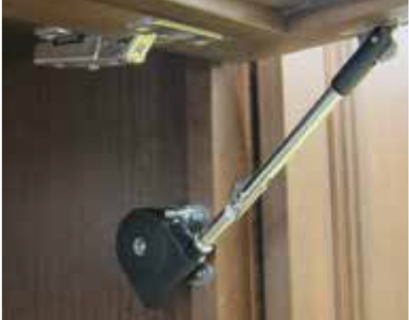 Soporte de solapa negro - SDS-C301N/BLK