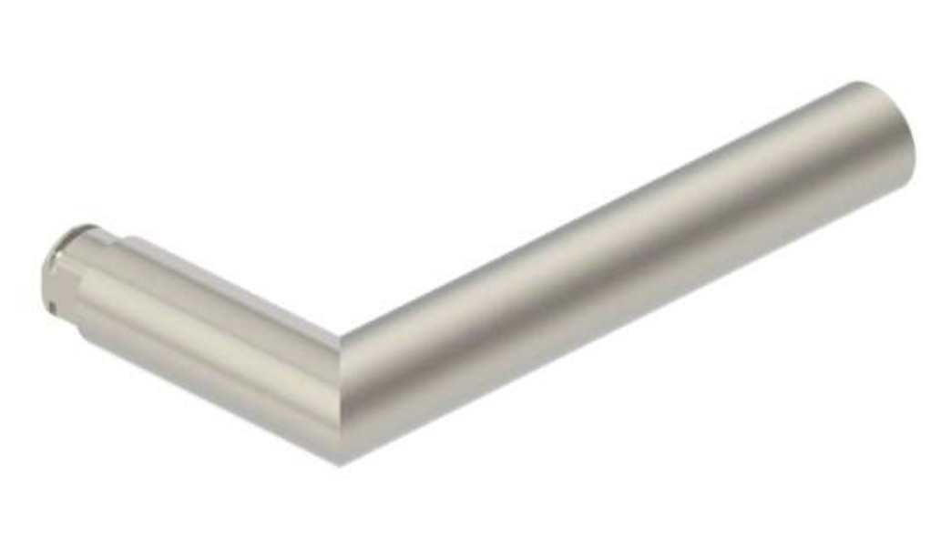 Manilla de Puerta Ø19mm de Acero Inoxidable - Durabilidad y Elegancia para tu Hogar