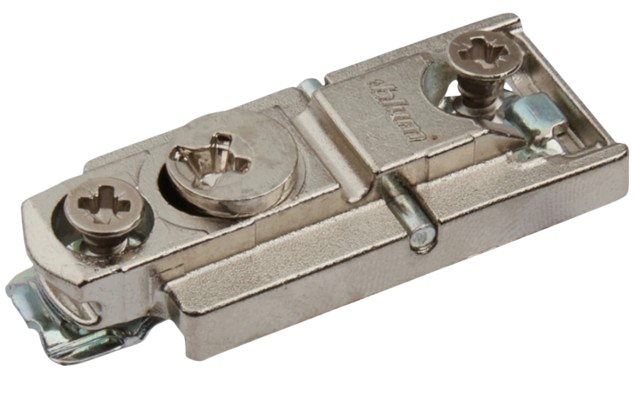 Base Clip Recta Niquelada 175H5400 para Tornillos | Alta Calidad