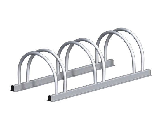 Aparca-Bicicletas Rígido Triple Mod. 2921 - Estabilidad