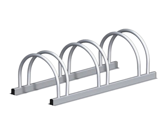 Aparca-Bicicletas Rígido Triple Mod. 2921 - Estabilidad