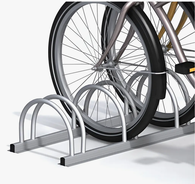 Aparca-Bicicletas Rígido Triple Mod. 2921 - Estabilidad